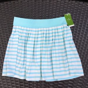 NWT Kate Spade Blue Stripe Swim Skirt Nahant Shore